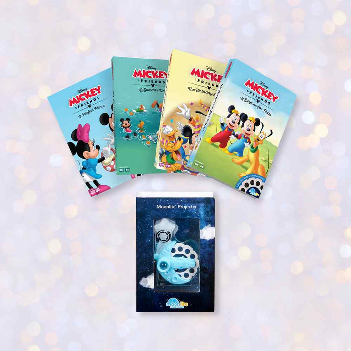 Disney Mickey & Friends  4 Story Collection with Projector