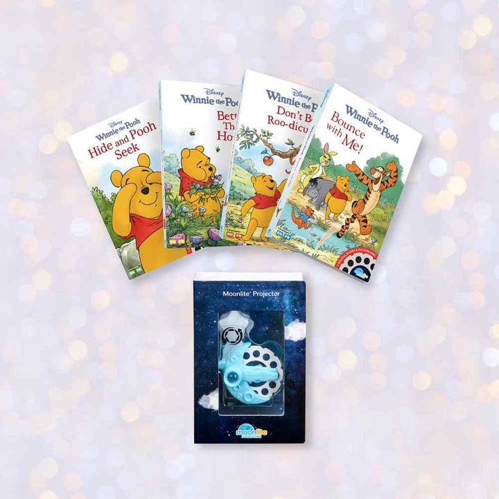 Disney Winnie the Pooh  4 Story Collection with Projector