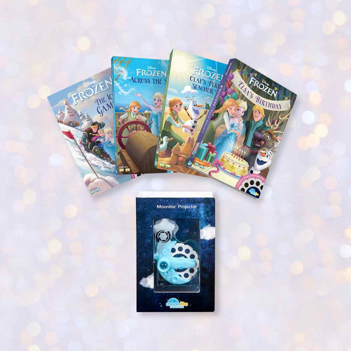 Disney Frozen  4 Story Collection with Projector